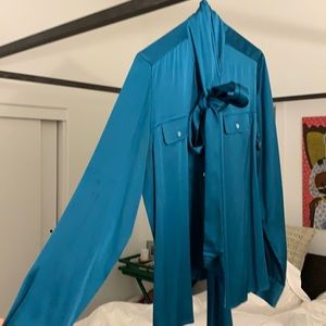 Tory Burch size 8 silk blouse